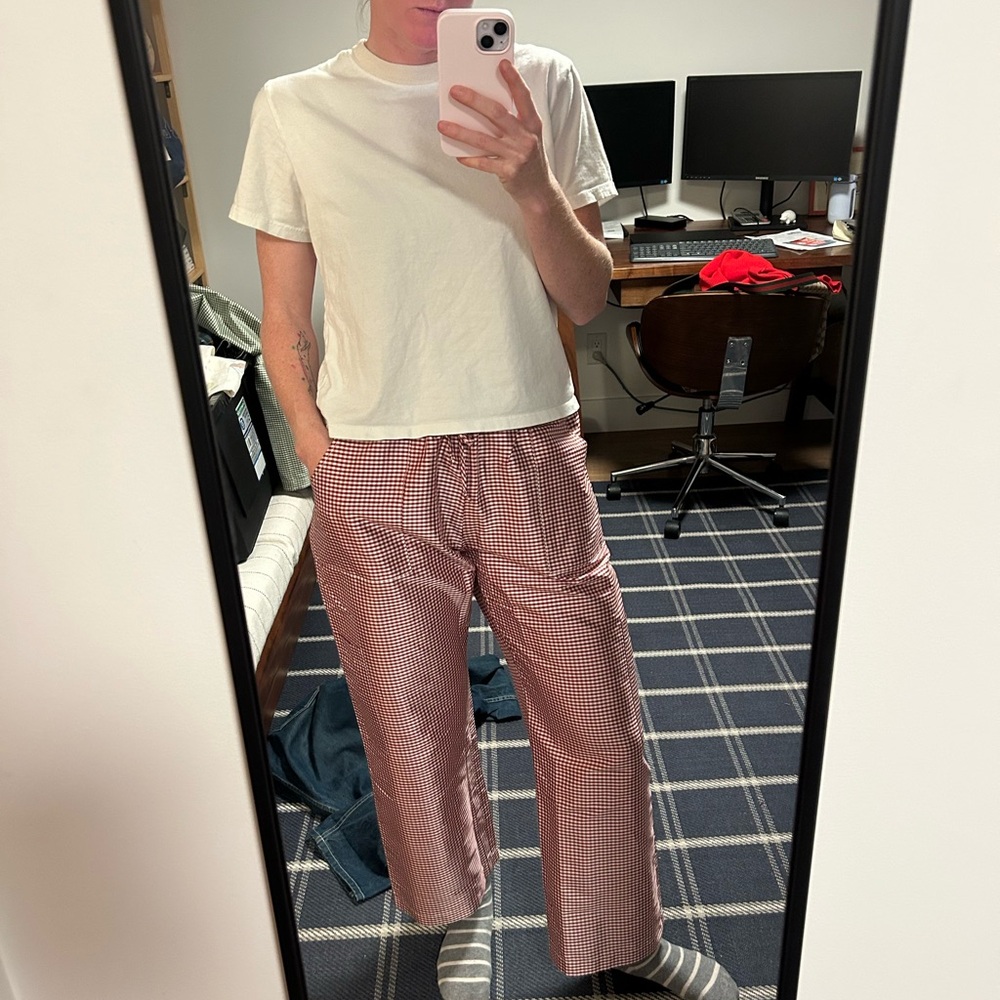 The Taffeta Drawstring Cargo Pant